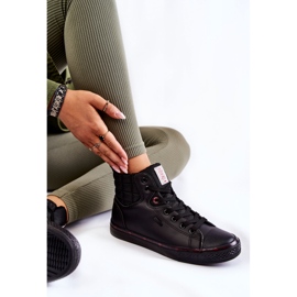 Női High Sneakers Cross Jeans KK2R4058C Fekete 7