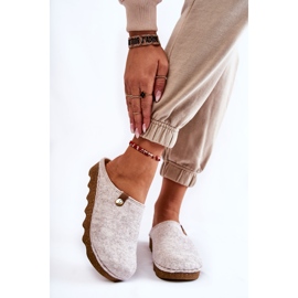 Háztartási papucsok profilaktikus papucsok Inblu DK-08-002 bézs 1