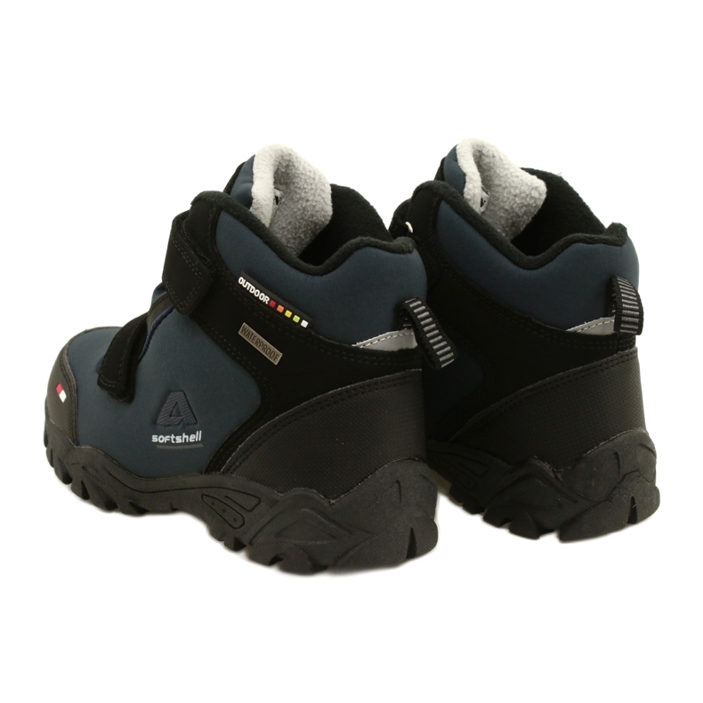 American Club Softshell csizma WT69 Navy membránnal fekete sötétkék 3