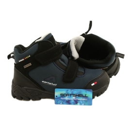 American Club Softshell csizma WT69 Navy membránnal fekete sötétkék 4