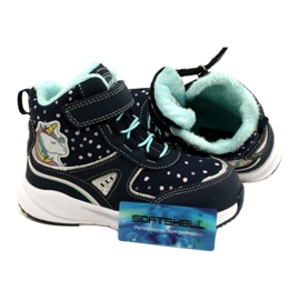 American Club Softshell vízálló sportcipő egy membrán RL93/22 sötétkékkel 1