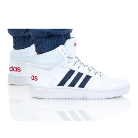 Adidas Hoop 2.0 Mid M FW4478 cipő fehér sötétkék 1