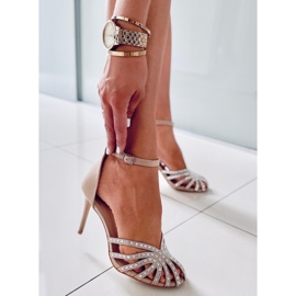 PA1 Pins Diamond Khaki kövekkel bézs 1