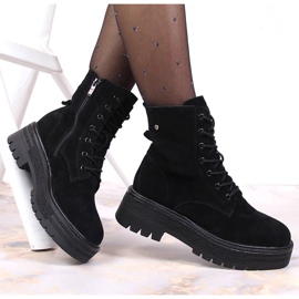 Fekete Filippo velúr bőr női hőszigetelt csizma 1