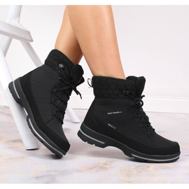 American Club vízálló trekking havas csizma fekete 1