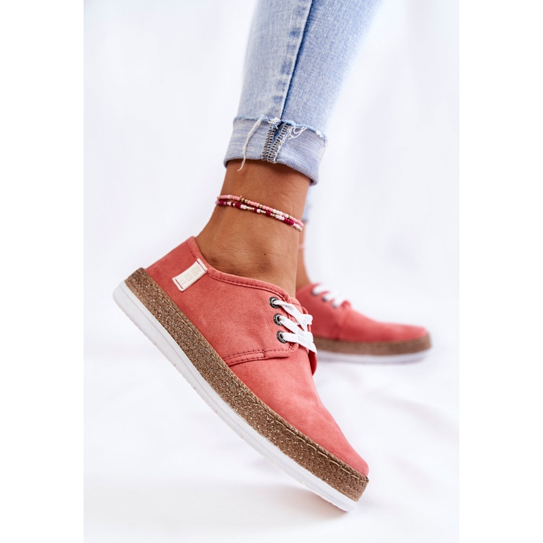 Női alacsony tornacipő Memory Foam System Big Star KK276006 Coral piros 2 Női alacsony tornacipő Memory Foam System Big Star KK276006 Coral piros 2