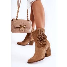 Lewski Shoes Női velúr cipők Lewski cipők 2808 / L bézs 2