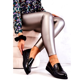 La.Fi Black Patent Wedge mokaszinok fekete 4 La.Fi Black Patent Wedge mokaszinok fekete 4