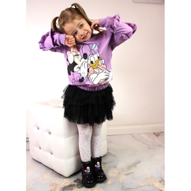 Fekete Miss❤E csizma lányoknak báránygyapjúval szigetelve 1