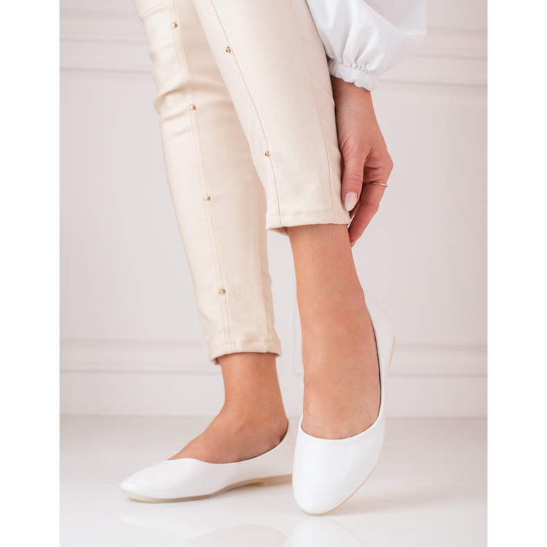 Klasszikus bézs Shelovet női balerinák 1