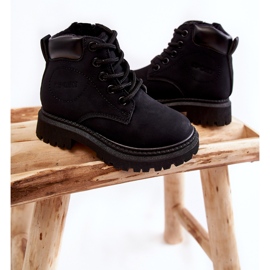 Meleg gyerekcsizma Fekete Cheddy 2