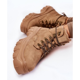 Női csizma Memory Foam Big Star KK274366 Bézs 1