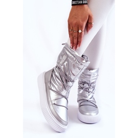 Női hőszigetelt hócsizma Big Star KK274195 Ezüst 1