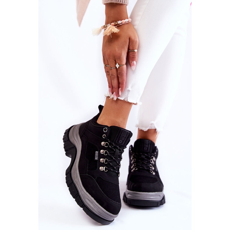 Női túracipő Memory Foam Big Star KK274364 fekete 1 Női túracipő Memory Foam Big Star KK274364 fekete 1