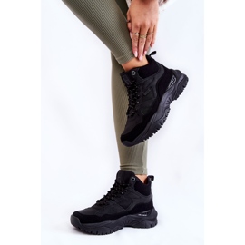 Női magas sportcipő Memory Foam System Big Star KK274356 fekete 1