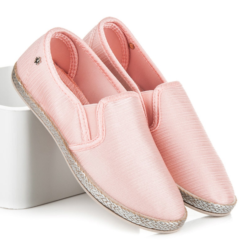 Balada Slip On Espadrilles rózsaszín 1