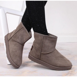 News Női eszkimó csizma, velúr hőszigetelt HÍREK barna 1