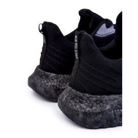 Világos férfi sportcipő Big Star KK174018 fekete 1