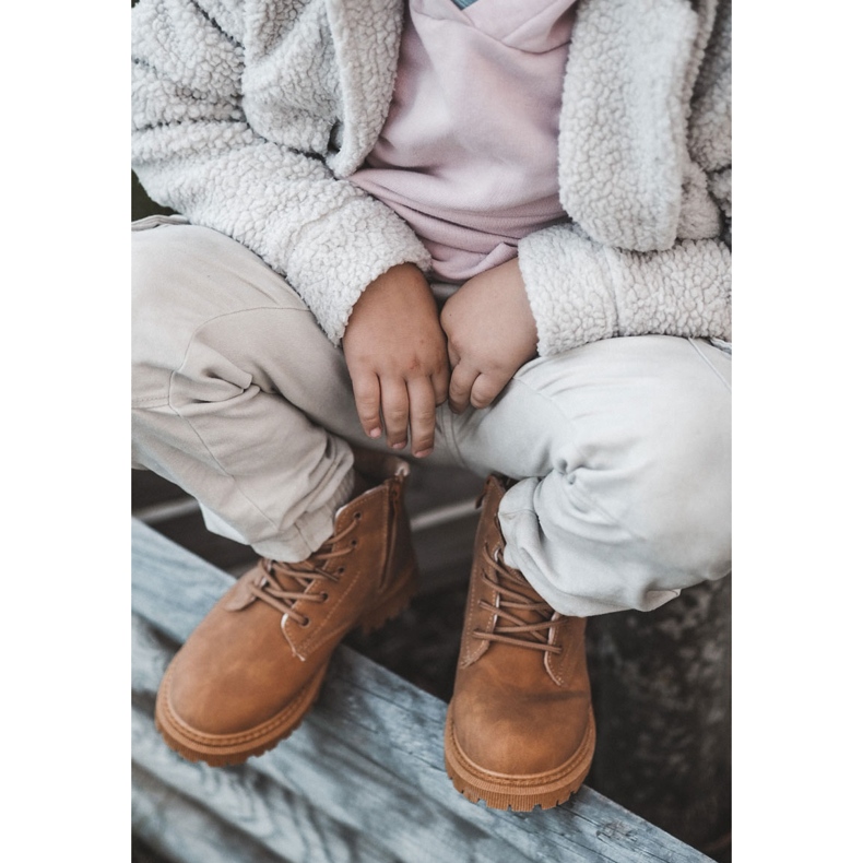Meleg gyerekcipő Camel Cheddy barna 1