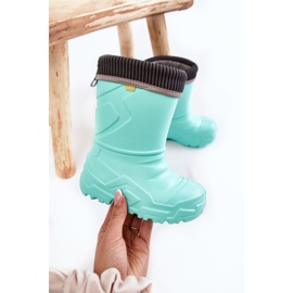 BEFADO S.A. Gyermek melegített esőcsizma Befado 162X305 Mint zöld 1