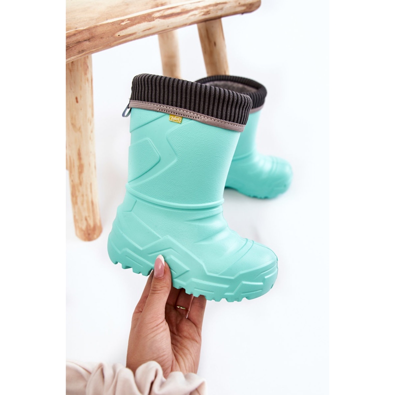 BEFADO S.A. Gyermek melegített esőcsizma Befado 162X305 Mint zöld 1