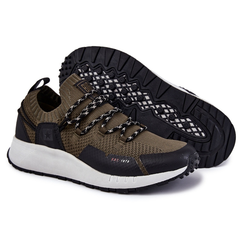 Férfi sportcipő Big Star KK174014 Khaki zöld 1