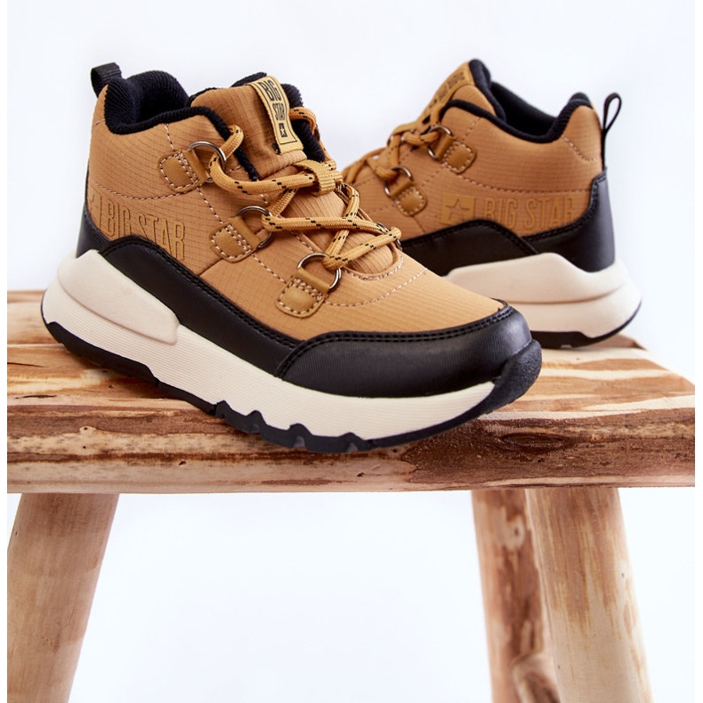 Gyermekcipők Memory Foam Big Star KK374118 Camel barna 2 Gyermekcipők Memory Foam Big Star KK374118 Camel barna 2