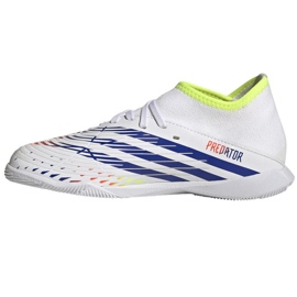 Adidas Predator Edge.3 In Jr GV8509 futballcipő fehér fehér 1