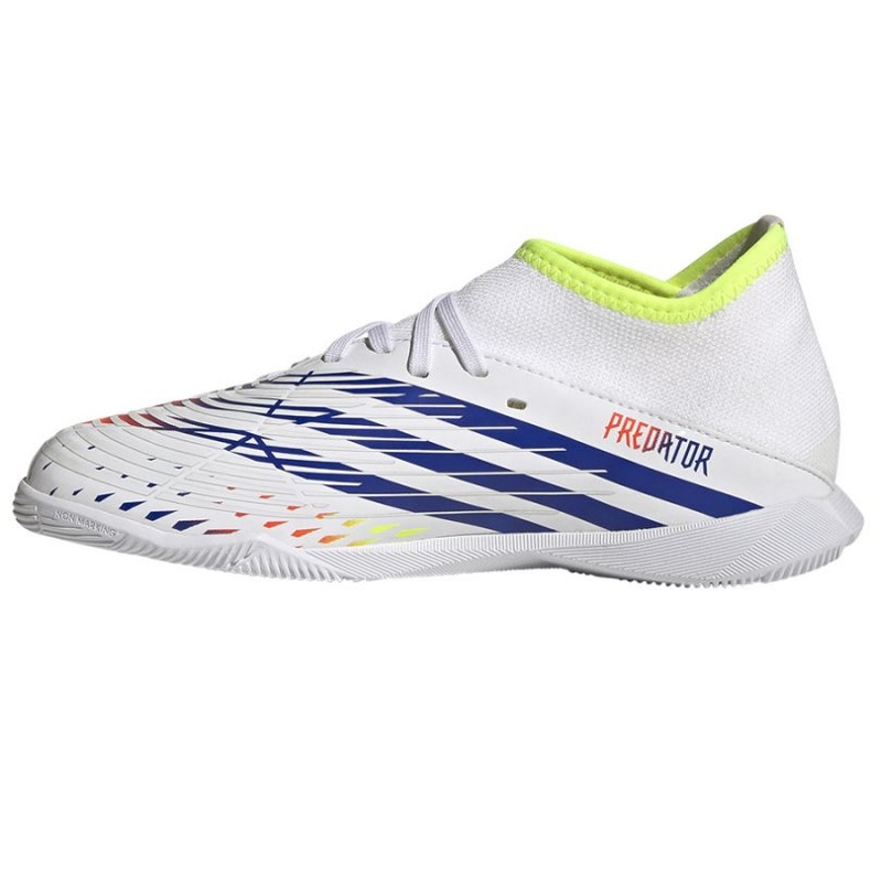 Adidas Predator Edge.3 In Jr GV8509 futballcipő fehér fehér 1
