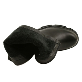 M. DASZYŃSKI Női bőrcsizma vastag alsó M. Dasyński MR2127-20 fekete 5