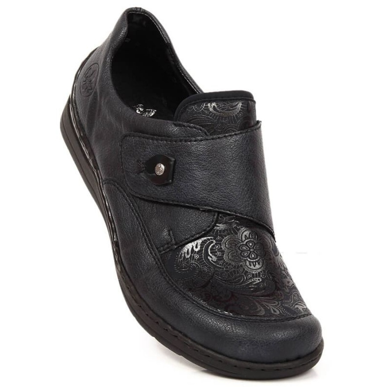 Tépőzáras cipő Rieker W RKR549 sötétkék 1