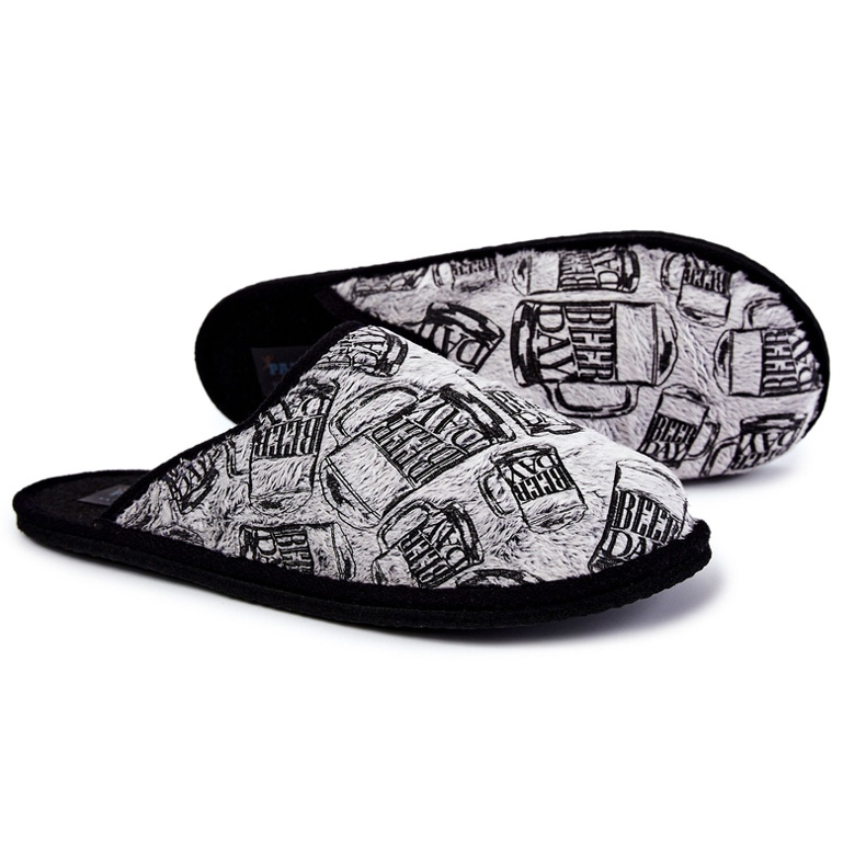 Férfi otthoni papucs Panto Fino KK167001 Szürke 1