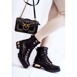 Workery Lewski Shoes 3243 Fekete csizma 2