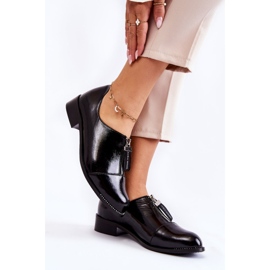 Lakkozott Divatos cipő Laura Messi 2532 Fekete 2