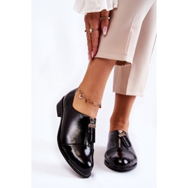 Lakkozott Divatos cipő Laura Messi 2532 Fekete 1