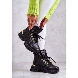 BM Női fekete meleg csizma Hareshaw HF218 3