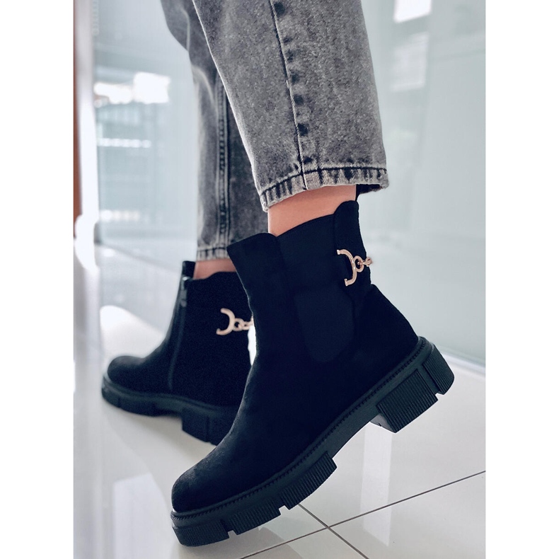 BM Chance Black női Chelsea csizma fekete 1