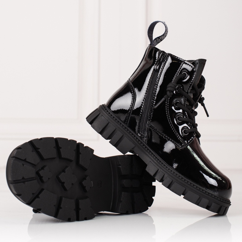 Lánycsizma, hőszigetelt Shelovet fekete 1