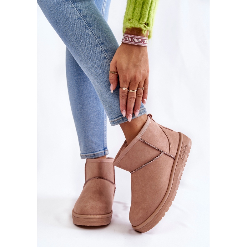 Női hőszigetelt hócsizma Big Star KK274293 Világos rózsaszín 1