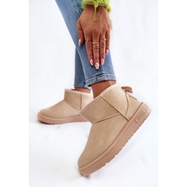 Női hőszigetelt hócsizma Big Star KK274290 Bézs 2