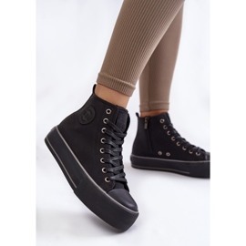 Női magas szigetelésű tornacipő Big Star KK274173 fekete 1