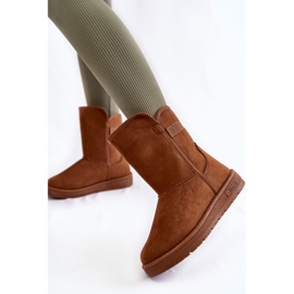 Női magas havas csizma Big Star KK274616 barna 2