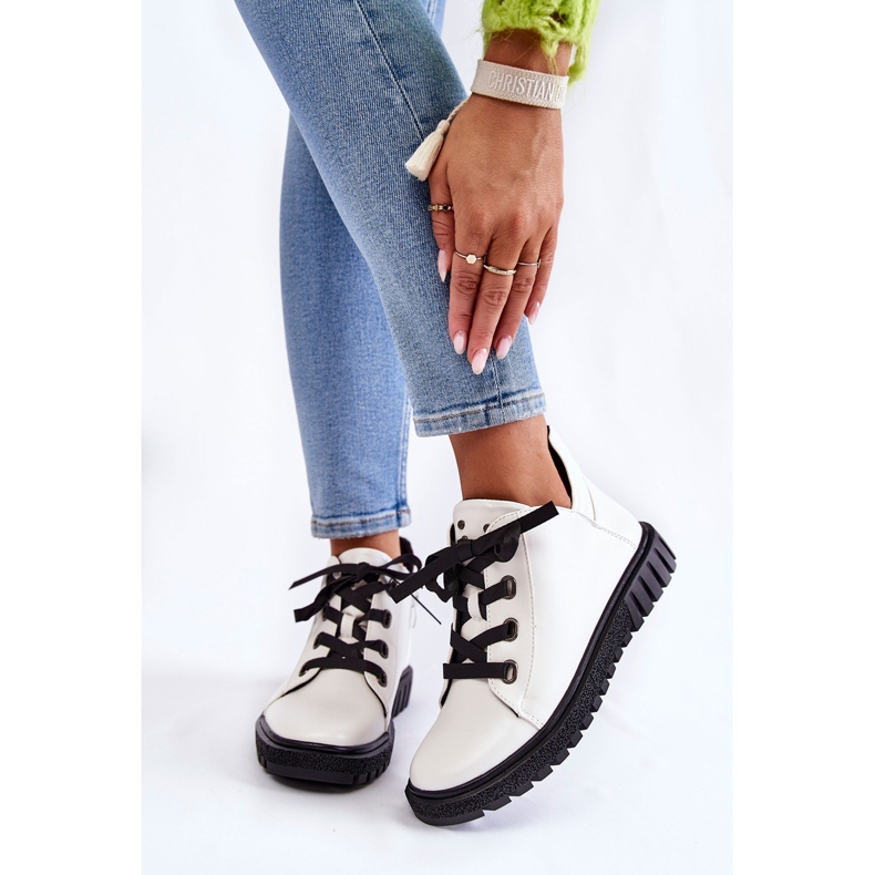 Eco-bőr cipő Sergio Leone PB210 fehér 1