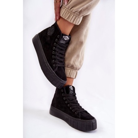 Fekete Lee Cooper LCJ-22-31-1432L High Sneakers 2