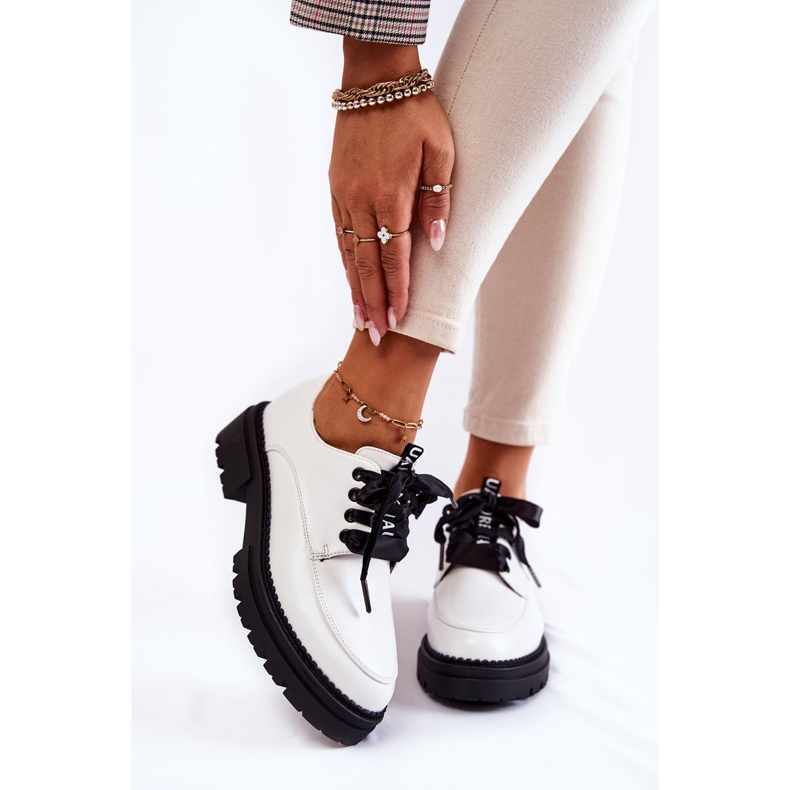 Női bőrcipő La.Fi 210004W-PU fehér 2