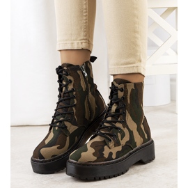 PA1 Lanita zöld katonai csapdák barna 1