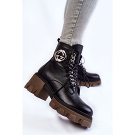 PL5 Bőr fekete Raynes meleg csizma cipzárral 2