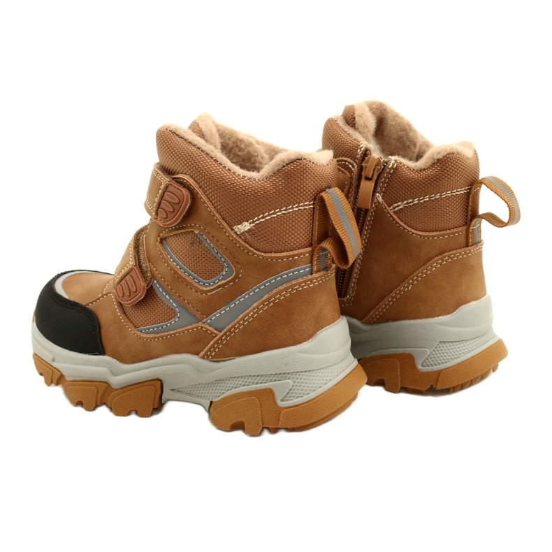 Boots Trappers tépőzáras Camel News 22DZ23-5251 bézs sárga 3