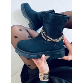 PA1 Csizma rugalmas Jesse Black felsőrésszel fekete 2