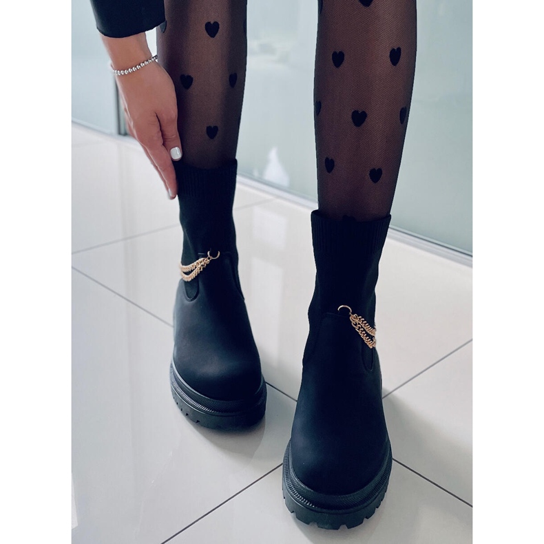 PA1 Csizma rugalmas Jesse Black felsőrésszel fekete 1